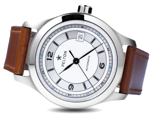 Pelton Sector silver dial watch for men recommendation