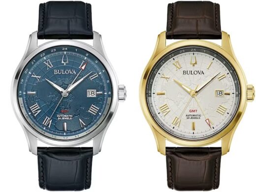 Bulova Wilton GMT blue dial automatic watch for men