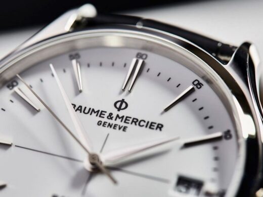 Baume & Mercier Baumatic white dial minimalist chronometer watch for men